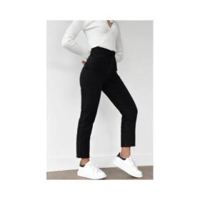 Pantalon Femme Noir – Coupe Décontractée – Taille M – Confort & Style au Quotidien Pantalon Femme Noir – Coupe Décontractée – Taille M – Confort & Style au Quotidien