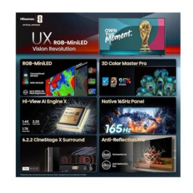 Téléviseur Hisense 116UX ULED 4K – RGB Mini-LED, Quantum Dot, 116" (Google tv) – Image 12