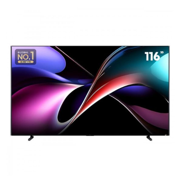 Téléviseur Hisense 116UX ULED 4K – RGB Mini-LED, Quantum Dot, 116" (Google tv)