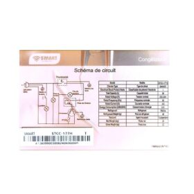 Congélateur Horizontal Smart Technology STCC177H 105 L A+ – Image 4