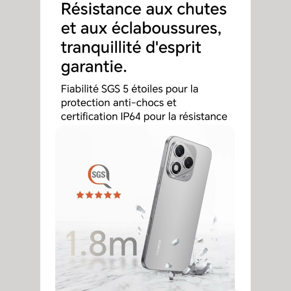 Honor 400 lite 256+12GO 6,7 pouces 5230 mAh