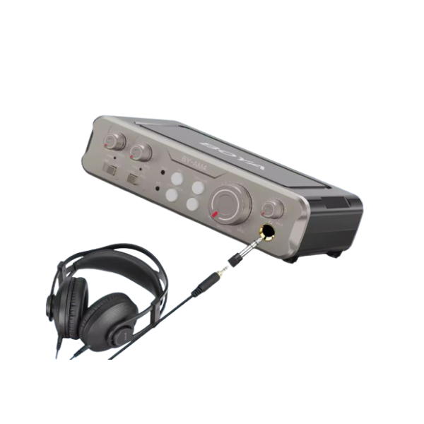 BOYA BY-AM4 – Interface Audio USB-C Double Canal avec MIDI, Monitoring & Suppression de Bruit BOYA BY-AM4 – Interface Audio USB-C Double Canal avec MIDI, Monitoring & Suppression de Bruit