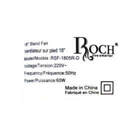 Ventilateur sur pied Roch RSF-1801-D - 18" – Image 3