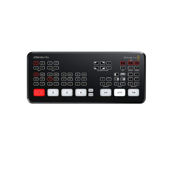 Blackmagic ATEM Mini Pro – Mélangeur HDMI 4 Entrées avec Streaming Ethernet & Enregistrement USB Blackmagic ATEM Mini Pro – Mélangeur HDMI 4 Entrées avec Streaming Ethernet & Enregistrement USB