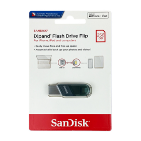 Clé USB SanDisk iXpand Flash Drive Flip 256Gb (Double connectique(Usb & lightning)) – Image 5
