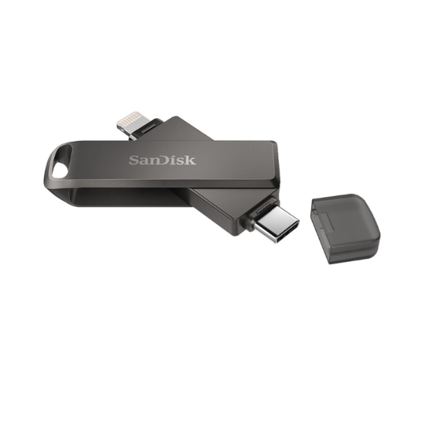 Clé USB SanDisk iXpand Flash Drive Luxe 64Gb ( Double connectique (usb-c/lightning)