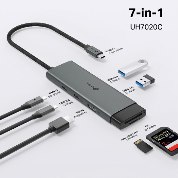 Convertisseur-TP-LINK TL-UH7020C ( USB Type-C 7 in 1 Hub) Convertisseur-TP-LINK TL-UH7020C ( USB Type-C 7 in 1 Hub)