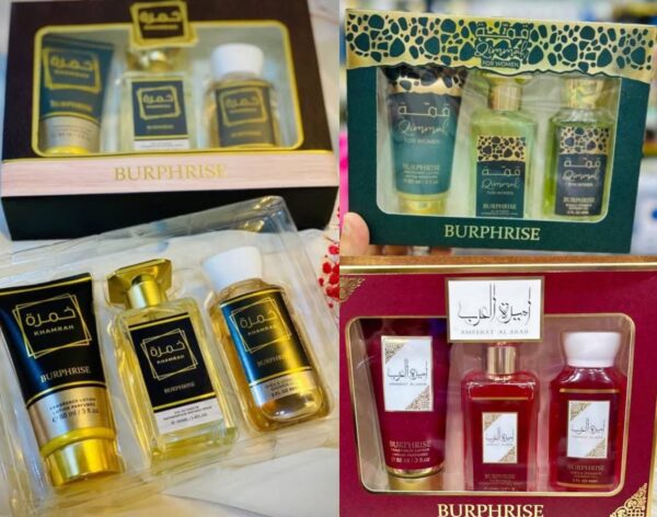 Collection Complète BURPHRISE – Eau de Parfum, Lotion & Gel Douche Collection Complète BURPHRISE – Eau de Parfum, Lotion & Gel Douche