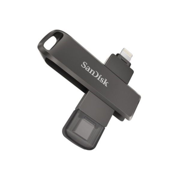 Clé USB SanDisk iXpand Flash Drive Luxe 64Gb ( Double connectique (usb-c/lightning)