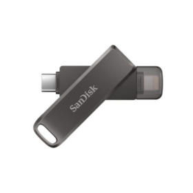 Clé USB SanDisk iXpand Flash Drive Luxe 64Gb ( Double connectique (usb-c/lightning) – Image 3