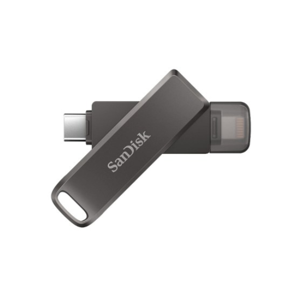 Clé USB SanDisk iXpand Flash Drive Luxe 64Gb ( Double connectique (usb-c/lightning)