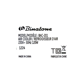 Refroidisseur d'air Binatone BAC-20I - 20L – Image 6