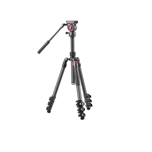Trépied Caméra- MUFA-BK – Trépied Caméra Professionnel avec Tête Fluide Q5S, Aluminium & Fibre de Carbone, Hauteur Réglable Trépied Caméra- MUFA-BK – Trépied Caméra Professionnel avec Tête Fluide Q5S, Aluminium & Fibre de Carbone, Hauteur Réglable
