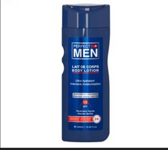 Lait de Corps Perfect Men – 400 ml – Hydratation Intense & Fraîcheur Masculine