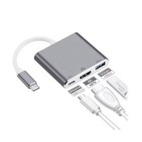 Convertisseur R SCAR RS-TCHD 3 IN 1(Type-C vers HDMI + Type-C & USB3.0)