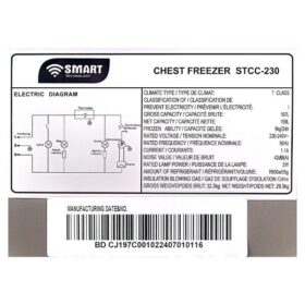 Congélateur Coffre STCC230 – 230 Litres – Froid rapide – Économie d’énergie – Panier amovible – Image 4