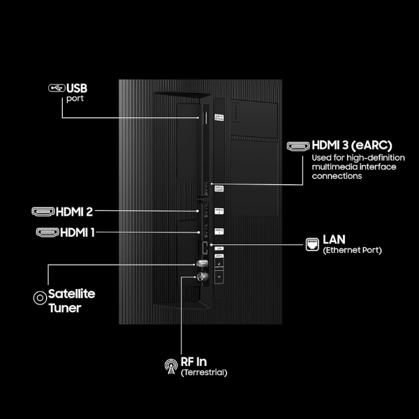 Téléviseur Samsung 75 pouces QA75Q7FAAUXLY Smart TV QLED 4K  Tizen OS
