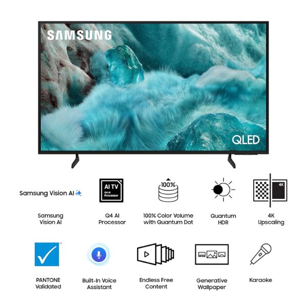 Téléviseur Samsung 65'' QA65Q7FAAUXLY Smart TV QLED 4K  (Tizen OS)