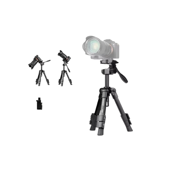 Trépied YUNTENG VCT-608 – Léger & Compact pour Caméra et Téléphone Trépied YUNTENG VCT-608 – Léger & Compact pour Caméra et Téléphone