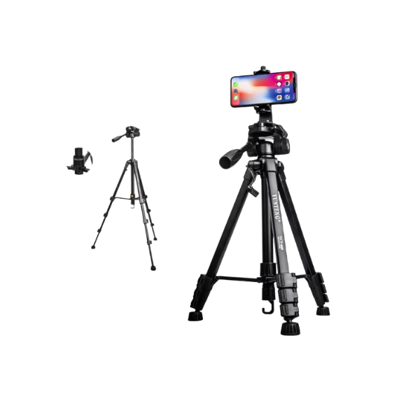 Trépied YUNTENG VCT-668 – (Hauteur 146 cm, Charge 3 kg) Trépied YUNTENG VCT-668 – (Hauteur 146 cm, Charge 3 kg)