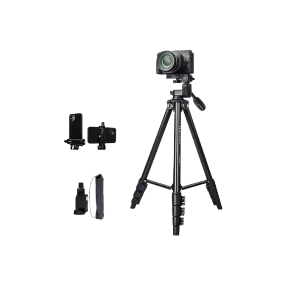 Trépied YUNTENG VCT-680 – Tête Panoramique 360°, Hauteur 138 cm, Charge 3 kg, Compatible SLR/DSLR Trépied YUNTENG VCT-680 – Tête Panoramique 360°, Hauteur 138 cm, Charge 3 kg, Compatible SLR/DSLR