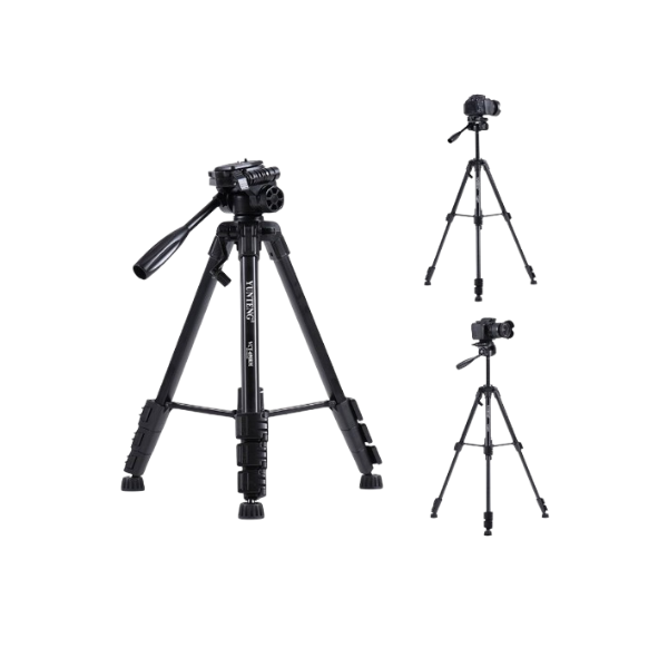 Trépied YUNTENG VCT-690 – Tête 3D Rotative 360°, Hauteur 152 cm, Charge 3 kg