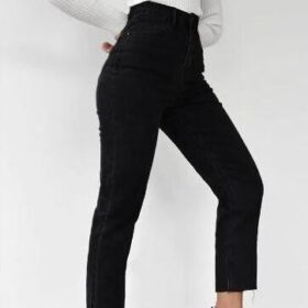 Mini-jupe Léopard Noir & Blanc – Fendue sur le Côté – Taille US S – 100% Coton