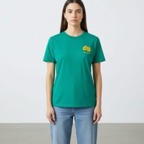 T-shirt Vert Unisexe – Taille M – Coton Softstyle Pré-rétréci