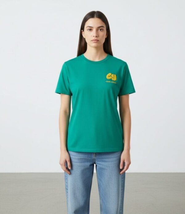 T-shirt Vert Unisexe – Taille M – Coton Softstyle Pré-rétréci