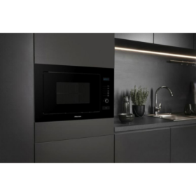 Micro-ondes Encastrable Hisense HB25MOBX7G – 25L, (Grill Quartz, Écran LED Noir) – Image 4