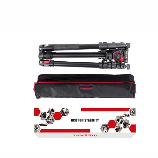 Trépied Caméra- MUFA-BK – Trépied Caméra Professionnel avec Tête Fluide Q5S, Aluminium & Fibre de Carbone, Hauteur Réglable Trépied Caméra- MUFA-BK – Trépied Caméra Professionnel avec Tête Fluide Q5S, Aluminium & Fibre de Carbone, Hauteur Réglable