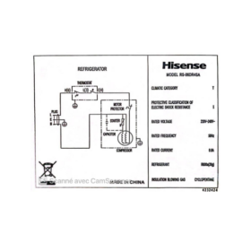 Réfrigérateur mini bar Hisense RS-06DR4 - 46 litres – Image 6