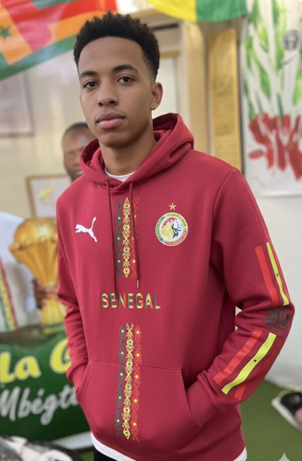 Capuchon coton – Format maillot Sénégal Capuchon coton – Format maillot Sénégal
