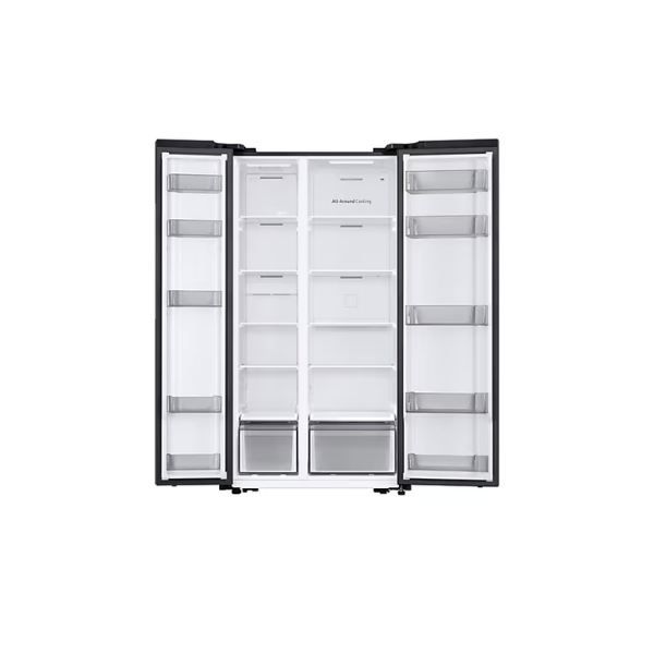 Réfrigérateur Side‑by‑Side Samsung RS57DG4000B4GH – 562 L, (No‑Frost, Wi‑Fi & AI Energy, Black Matt)