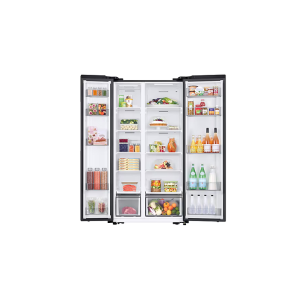 Réfrigérateur Side‑by‑Side Samsung RS57DG4000B4GH – 562 L, (No‑Frost, Wi‑Fi & AI Energy, Black Matt)