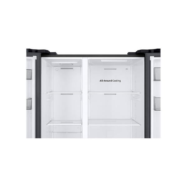 Réfrigérateur Side‑by‑Side Samsung RS57DG4000B4GH – 562 L, (No‑Frost, Wi‑Fi & AI Energy, Black Matt)