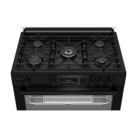 Cuisinière à gaz Beko BGGR11225GB-5 Feux (90x60) (avec ventilation ) – Image 2