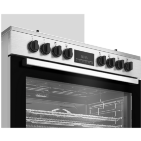 Cuisinière à Mixte Beko BBGM21225EX-6 Feux -90x60( 4 Feux à Gaz , 2 Foyers électriques & Four électrique  ) – Image 3