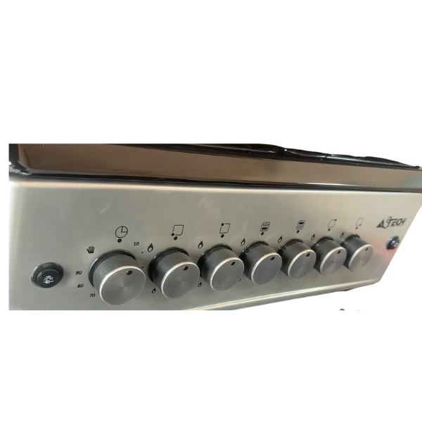 Cuisinière à gaz Astech CK62MSFRM - 4 feux - Full Options Cuisinière à gaz Astech CK62MSFRM - 4 feux - Full Options