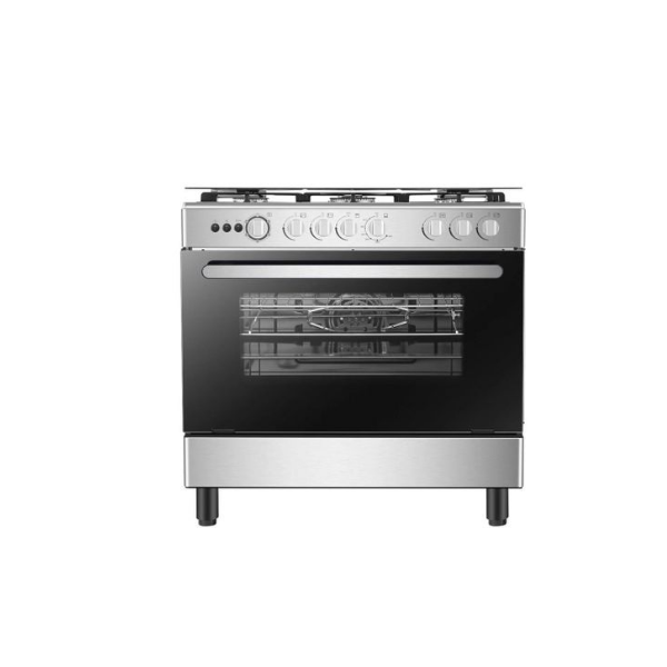 Cuisinière à gaz Hisense  HFG90335RX 90x60 CM 5 feux