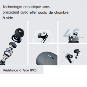 Ecouteur sans fil Tecno TU01 (Airpods) – Image 2