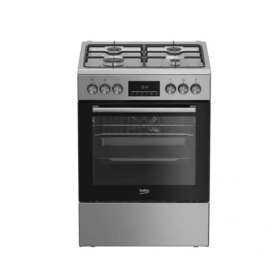 Cuisinière mixte Beko FBE62320XDL 60x60cm 4 feux ( 4 feux à Gaz & Four électrique ) Cuisinière mixte Beko FBE62320XDL 60x60cm 4 feux ( 4 feux à Gaz & Four électrique )