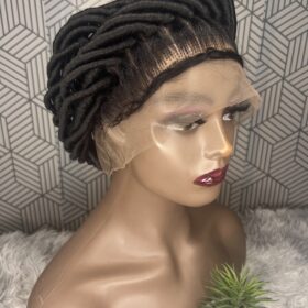 Perruque tresse africaine – Cheveux synthétiques premium, style traditionnel et confort quotidien – Image 2