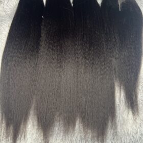 Pack Mèches : 4 Boules longueur 30" lisses + Closure raide