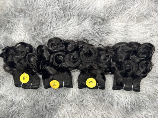 Pack Mèches : 4 Boules de rajout noir bouncy