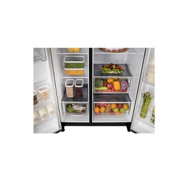 Réfrigérateur Side‑by‑Side LG GC-257KQW – 674 L