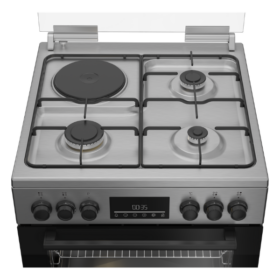 Cuisinière Mixte Beko FBE63320XDL 60X60 (3 feux+1 foyer électrique & Four électrique) – Image 4