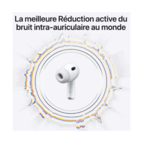 Écouteurs sans fil Apple AirPods Pro 3 avec Boîtier de charge MagSafe (USB-C) – Image 3