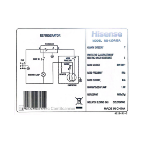 Réfrigérateur Bar Hisense RS-12DR4 - 91 L – Image 10