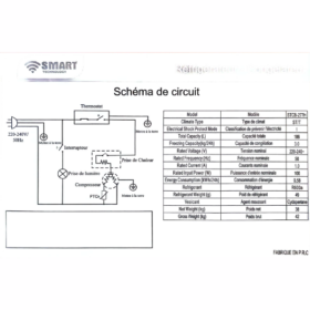Réfrigérateur combiné Smart Technology STCB-277H - 186L - 3T – Image 8
